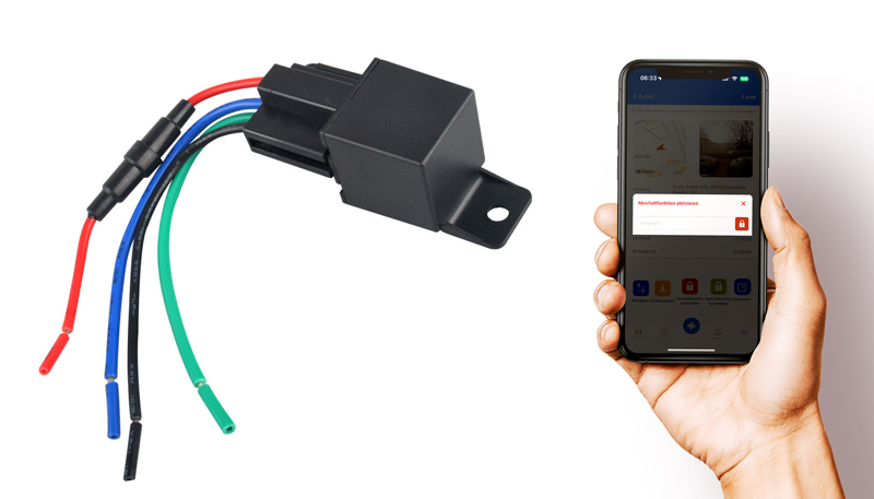 Motorblockade-System und mobile App